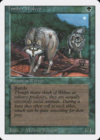 Timber Wolves [Revised Edition] | Spectrum Games
