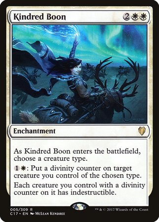 Kindred Boon [Commander 2017] | Spectrum Games