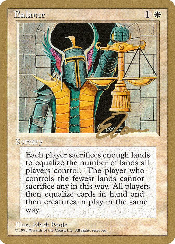 Balance (Eric Tam) [Pro Tour Collector Set] | Spectrum Games