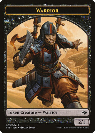 Warrior Token [Fate Reforged Tokens] | Spectrum Games