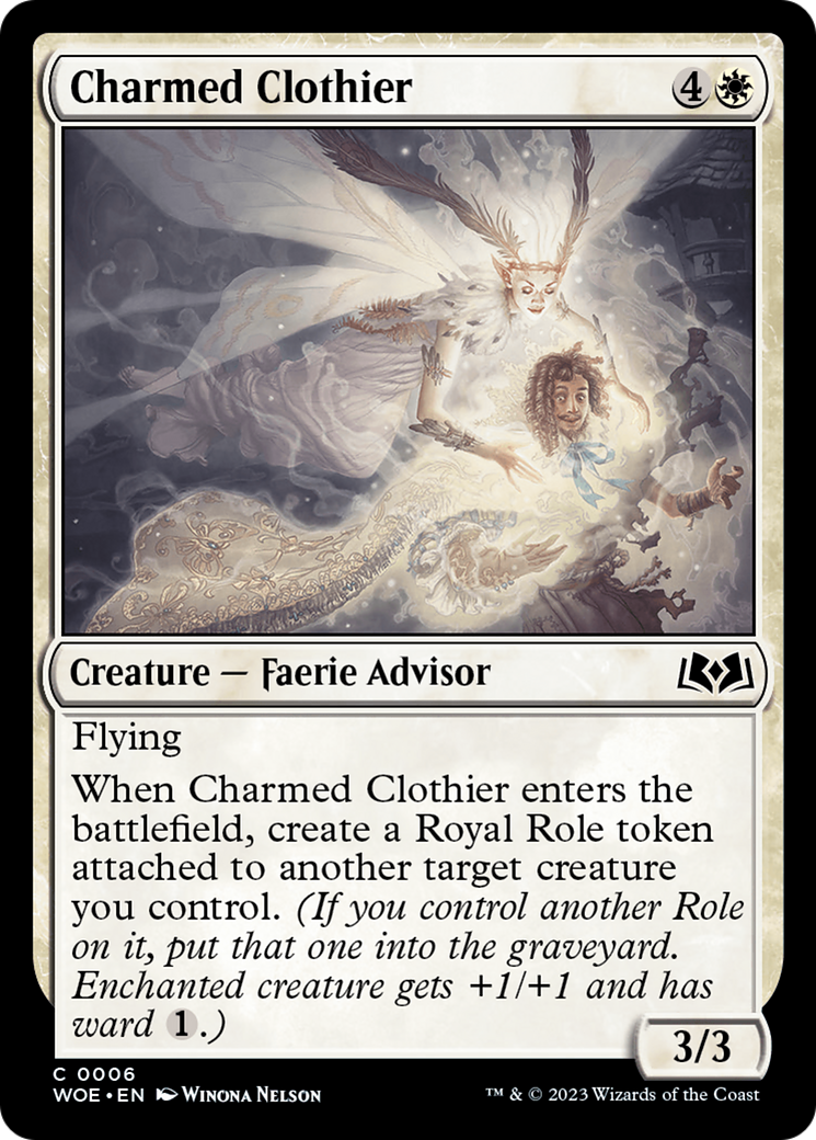 Charmed Clothier [Wilds of Eldraine] | Spectrum Games