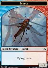 Insect // Warrior Double-sided Token [Hour of Devastation Tokens] | Spectrum Games