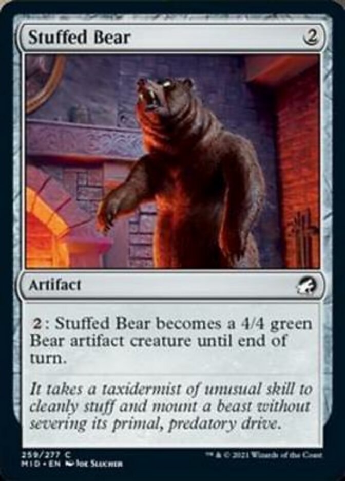 Stuffed Bear [Innistrad: Midnight Hunt] | Spectrum Games