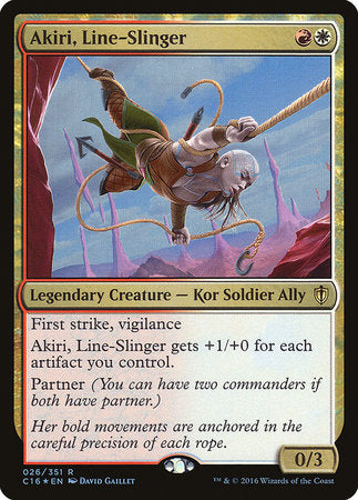 Akiri, Line-Slinger [Commander 2016] | Spectrum Games