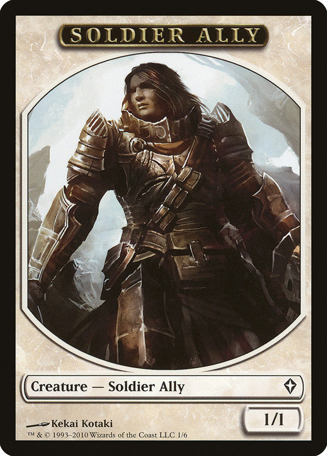 Soldier Ally [Worldwake Tokens] | Spectrum Games