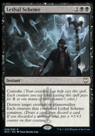 Lethal Scheme (Promo Pack) [Streets of New Capenna Commander Promos] | Spectrum Games