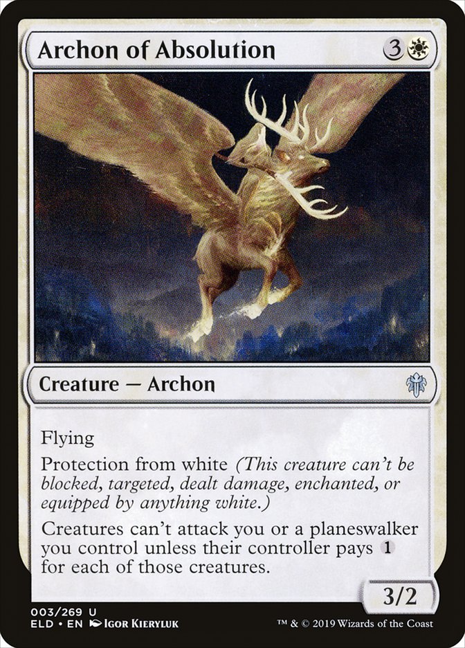 Archon of Absolution [Throne of Eldraine] | Spectrum Games