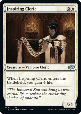 Inspiring Cleric [Jumpstart 2022] | Spectrum Games