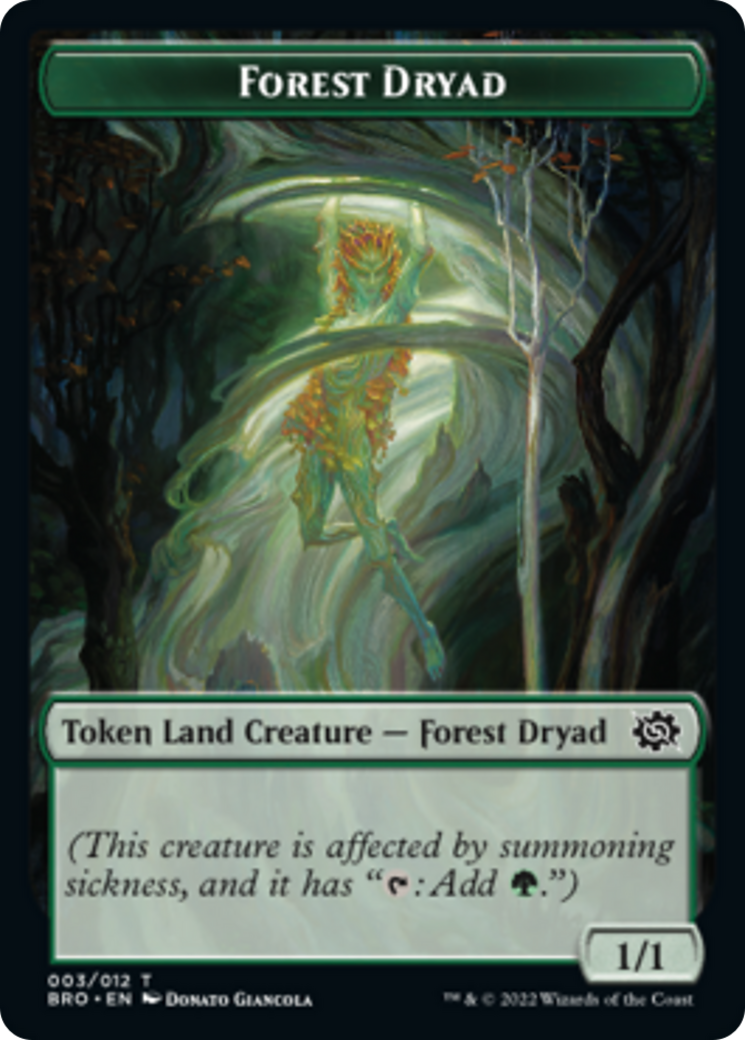 Forest Dryad Token [The Brothers' War Tokens] | Spectrum Games