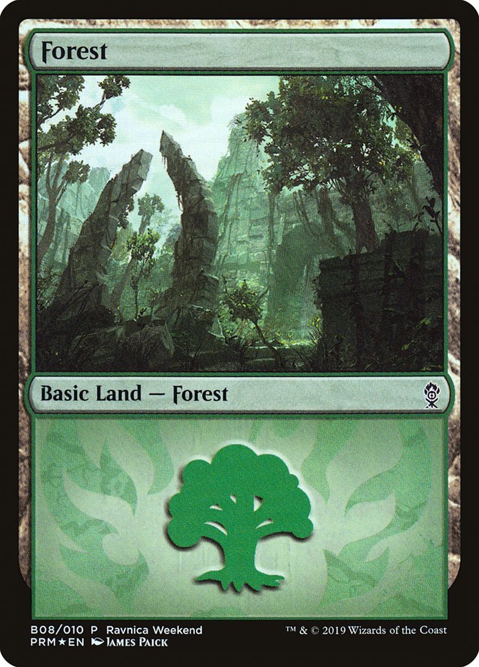 Forest (B08) [Ravnica Allegiance Guild Kit] | Spectrum Games