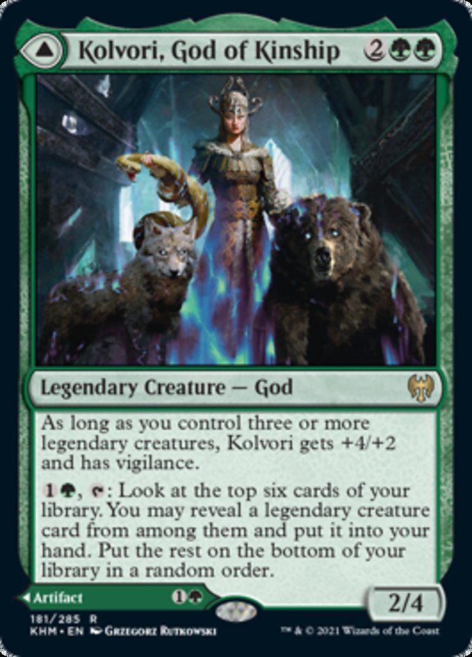Kolvori, God of Kinship // The Ringhart Crest [Kaldheim] | Spectrum Games