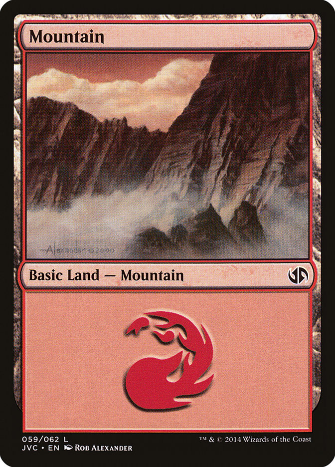 Mountain (61) [Duel Decks Anthology] | Spectrum Games