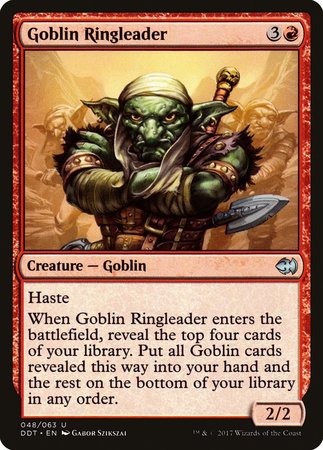 Goblin Ringleader [Duel Decks: Merfolk vs. Goblins] | Spectrum Games