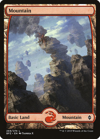 Mountain (269) - Full Art [Battle for Zendikar] | Spectrum Games