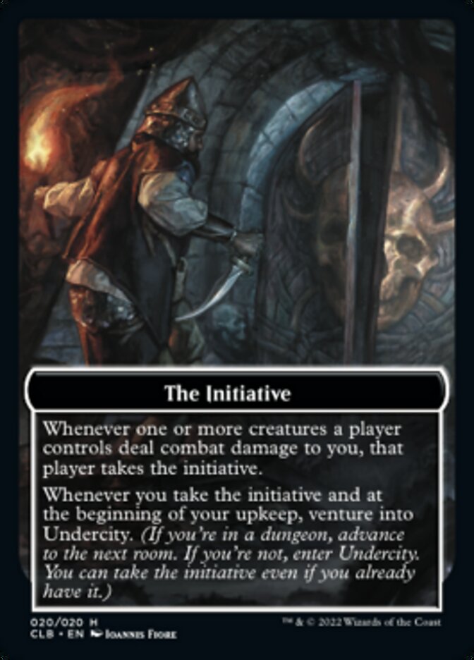 The Initiative // Undercity Double-sided Token [Commander Legends: Battle for Baldur's Gate Tokens] | Spectrum Games