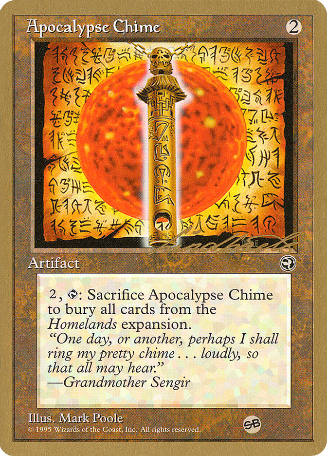 Apocalypse Chime (Leon Lindback) (SB) [Pro Tour Collector Set] | Spectrum Games