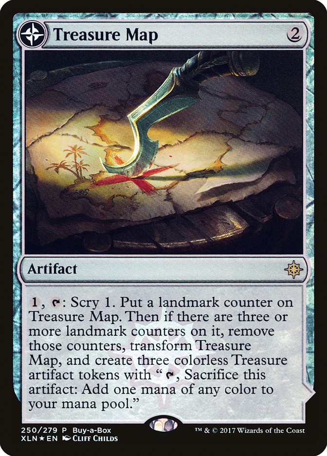 Treasure Map // Treasure Cove (Buy-A-Box) [Ixalan Treasure Chest] | Spectrum Games