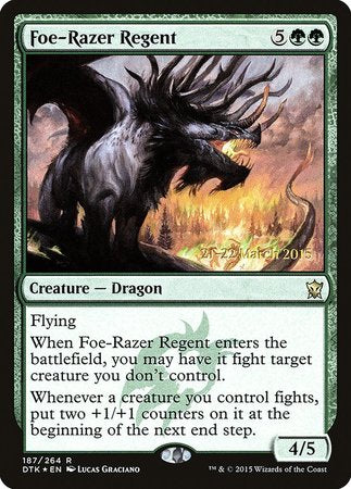 Foe-Razer Regent [Dragons of Tarkir Promos] | Spectrum Games
