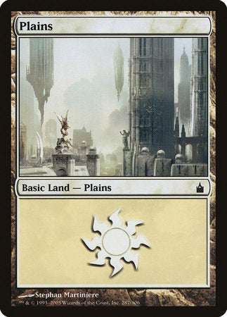 Plains (287) [Ravnica: City of Guilds] | Spectrum Games