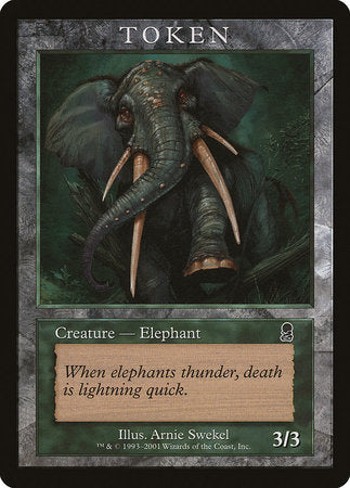 Elephant Token (Odyssey) [Magic Player Rewards 2002] | Spectrum Games
