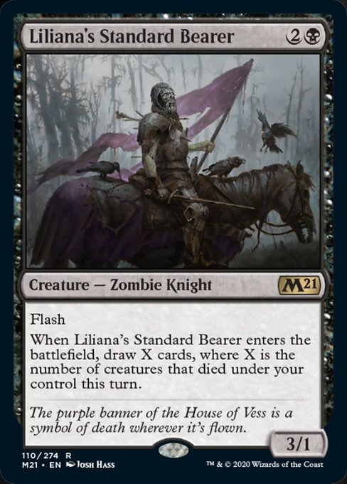 Liliana's Standard Bearer [Core Set 2021] | Spectrum Games