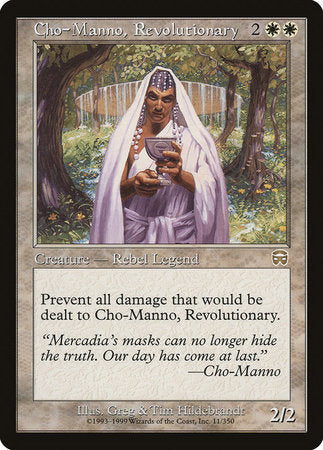 Cho-Manno, Revolutionary [Mercadian Masques] | Spectrum Games
