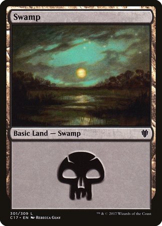 Swamp (301) [Commander 2017] | Spectrum Games