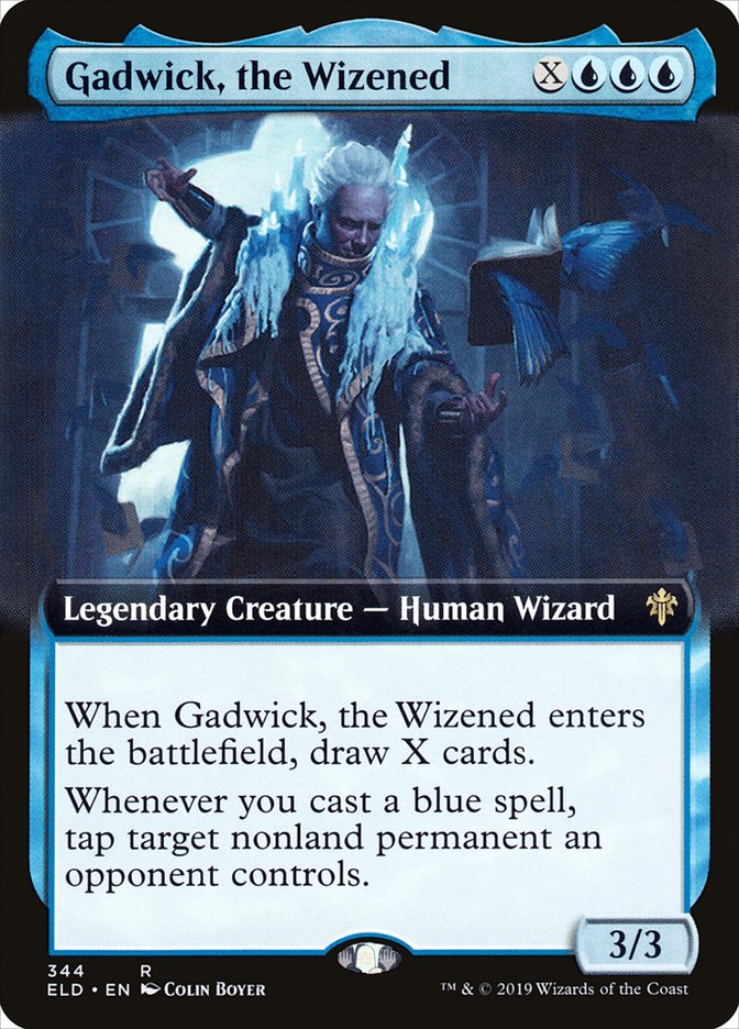 Gadwick, the Wizened (Extended Art) [Throne of Eldraine] | Spectrum Games