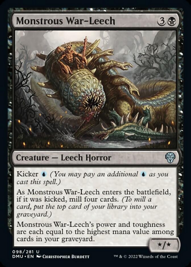 Monstrous War-Leech [Dominaria United] | Spectrum Games