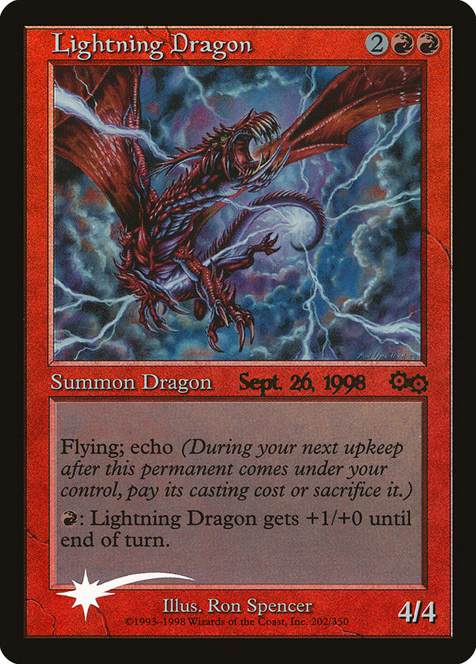 Lightning Dragon [Urza's Saga Promos] | Spectrum Games