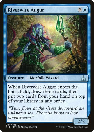 Riverwise Augur [Rivals of Ixalan] | Spectrum Games