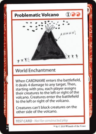 Problematic Volcano (2021 Edition) [Mystery Booster Playtest Cards] | Spectrum Games