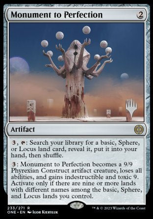 Monument to Perfection (Promo Pack) [Phyrexia: All Will Be One Promos] | Spectrum Games