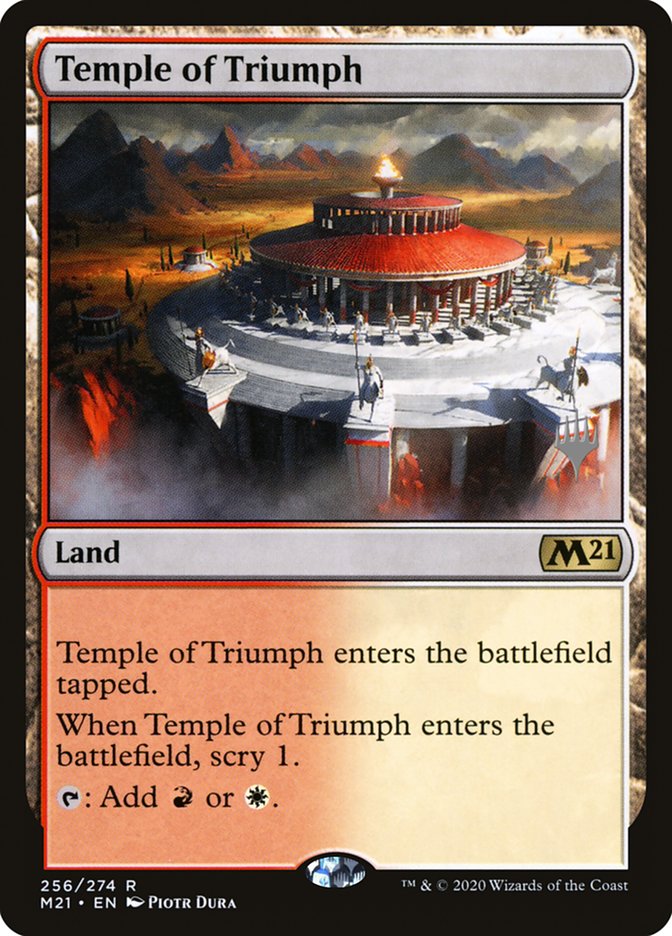 Temple of Triumph (Promo Pack) [Core Set 2021 Promos] | Spectrum Games