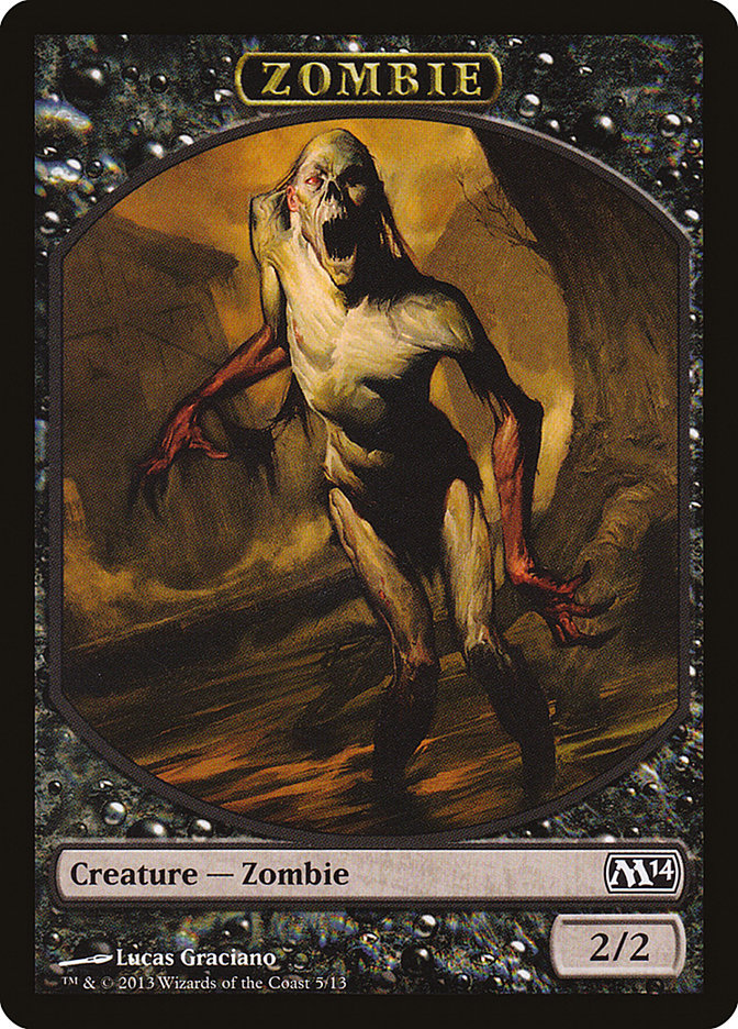 Zombie [Magic 2014 Tokens] | Spectrum Games