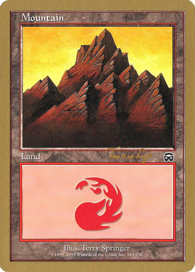 Mountain (343) (Tom van de Logt) [World Championship Decks 2001] | Spectrum Games