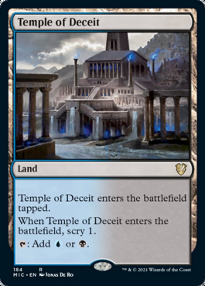 Temple of Deceit [Innistrad: Midnight Hunt Commander] | Spectrum Games
