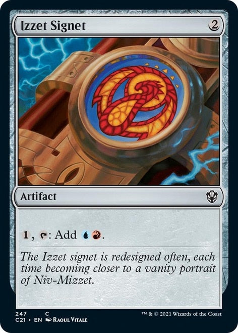 Izzet Signet [Commander 2021] | Spectrum Games