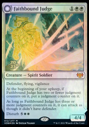 Faithbound Judge // Sinner's Judgment [Innistrad: Crimson Vow Prerelease Promos] | Spectrum Games