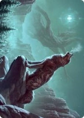 Sarulf's Packmate Art Card [Kaldheim: Art Series] | Spectrum Games