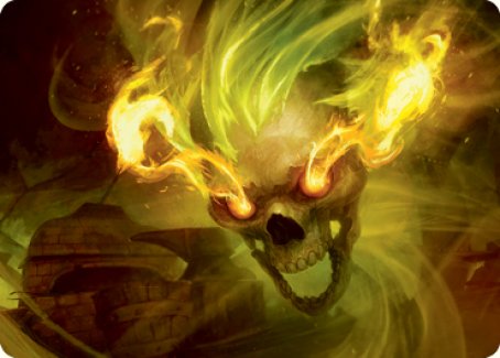 Flameskull Art Card [Dungeons & Dragons: Adventures in the Forgotten Realms Art Series] | Spectrum Games