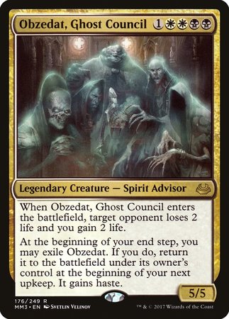 Obzedat, Ghost Council [Modern Masters 2017] | Spectrum Games