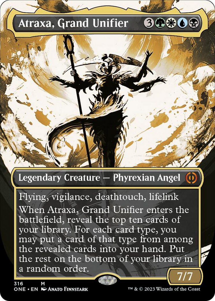 Atraxa, Grand Unifier (Borderless Ichor) [Phyrexia: All Will Be One] | Spectrum Games