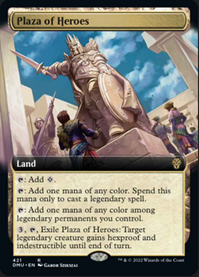 Plaza of Heroes (Extended Art) [Dominaria United] | Spectrum Games