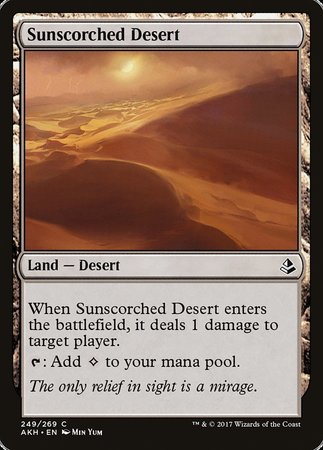 Sunscorched Desert [Amonkhet] | Spectrum Games