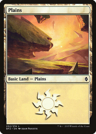Plains (252) [Battle for Zendikar] | Spectrum Games
