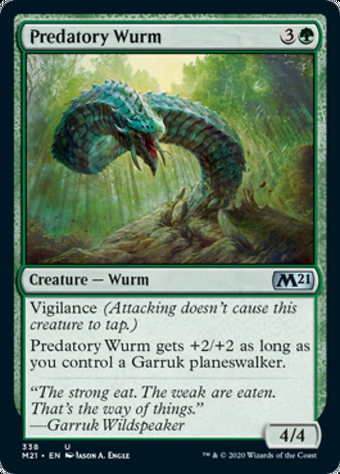 Predatory Wurm [Core Set 2021] | Spectrum Games