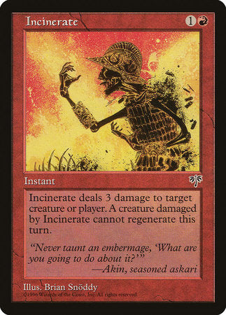 Incinerate [Mirage] | Spectrum Games