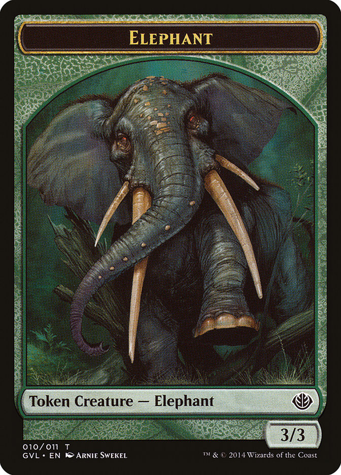 Elephant Token (Garruk vs. Liliana) [Duel Decks Anthology Tokens] | Spectrum Games
