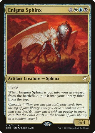 Enigma Sphinx [Commander 2018] | Spectrum Games